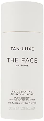 TAN-LUXE THE FACE Self Tan Drops Medium 30ml with Anti-Aging & Hydrating Benefits