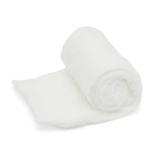 Blue Dot 100% Pure Cotton Wool Roll 25g for Topical Cleansing and Swabbing