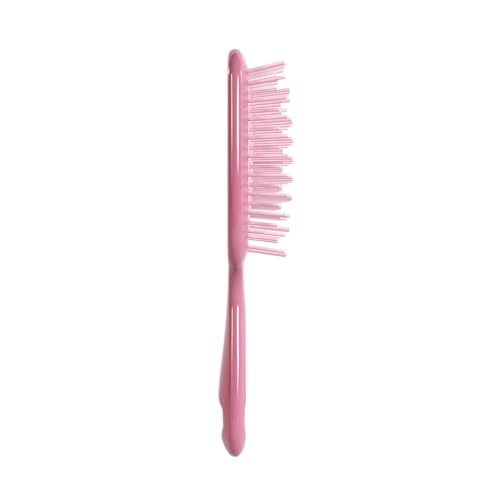 FHI HEAT UNbrush Wet & Dry Vented Detangling Hair Brush, Rose Dark Pink