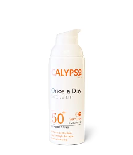 Calypso Once a Day Serum SPF50+ with Vitamin C for Face and Neck, Unscented 3