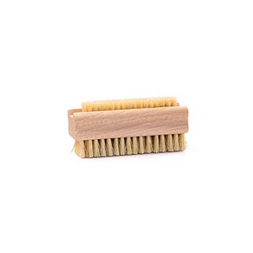 Eco Bath Natural Sisal Nail Brush with FSC Beech Wood for Deep Cleaning