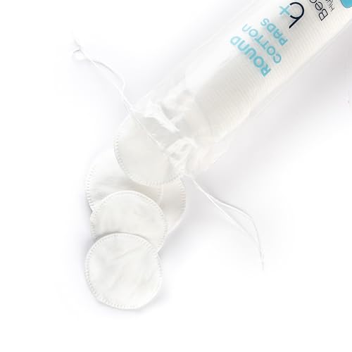 Beauty Hygiene Plus Ultra-Soft Round Cotton Pads Twin Pack - 200 Wool Discs for Face Cleansing 6