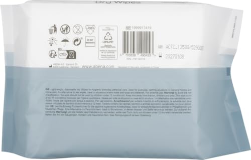 ABENA Leichte Trockentücher, 3 Packungen à 100 Tücher, 30 x 27 cm, Saugfähigkeitsstufe 1 4