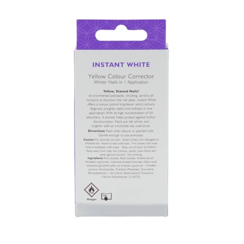 Nailoid Instant White Nail Treatment 12ml - Yellow Colour Corrector with UV Protection 3