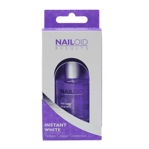 Nailoid Instant White Nail Treatment 12ml - Yellow Colour Corrector with UV Protection