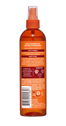 Cantu Shea Butter Comeback Curl Next Day Curl Revitalizer for Natural Hair 355 ml