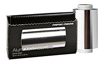 Fripac-Medis Professional Hairdresser's Aluminium Foil Roll, 50m x 10cm, Silver