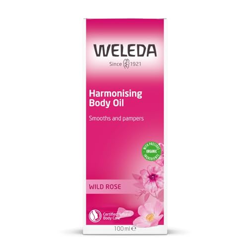 Weleda Organic Wild Rose Body Oil for Dry and Mature Skin, 100 ml