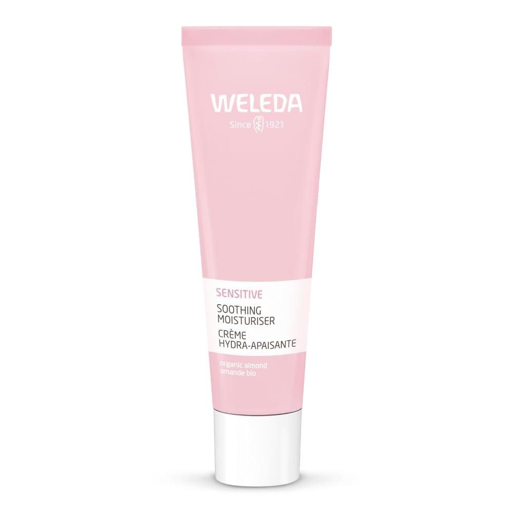 Weleda Organic Almond Soothing Natural Facial Cream for Sensitive Skin, 30 ml