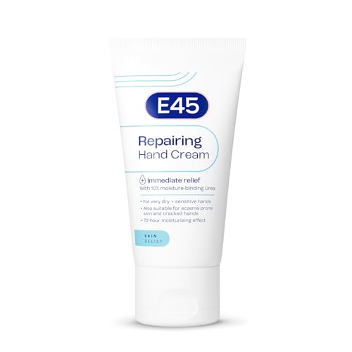 E45 Repairing Hand Cream 50ml for Dry, Damaged, and Sensitive Hands