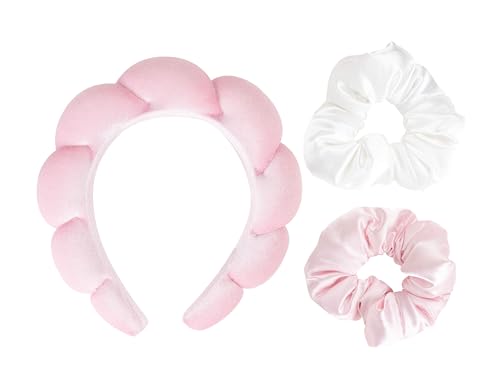 Brushworks Head In The Clouds Set: Cloud Headband & Large Scrunchies