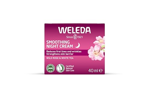 Weleda Smoothing Night Face Cream with Wild Rose & White Tea for Moisturising