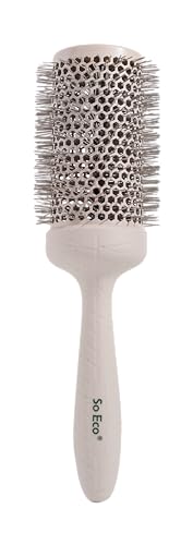 So Eco Large 53mm Thermo Ceramic Round Brush for Long Hair Styling, Volume & Curls