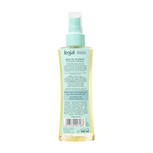 Fenjal Intensive Body Oil for Radiant Glow with Bergamot & Vanilla Scent