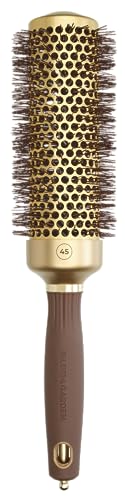 Olivia Garden Expert Blowout Speed Ceramic Coated Round Brush - Extra Long Barrel for Faster Blowouts 4