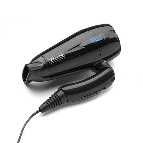TRESemme Smooth Lustre Folding 2000W Travel Hair Dryer with Tourmaline-Ceramic