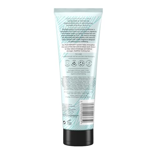 Charles Worthington MenoPlex Menopause Repairing Conditioner for Dry Dull Hair, 250ml