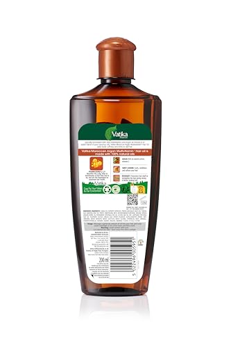 Dabur Vatika Naturals Enriched Hair Oil with Exotic Moroccan Argan Oil, 200 ml