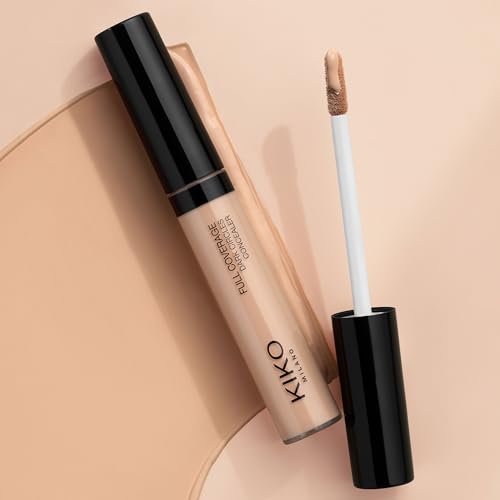 KIKO Milano Full Coverage Dark Circles Concealer 01 | 10-Hour High-Coverage Liquid Concealer 10