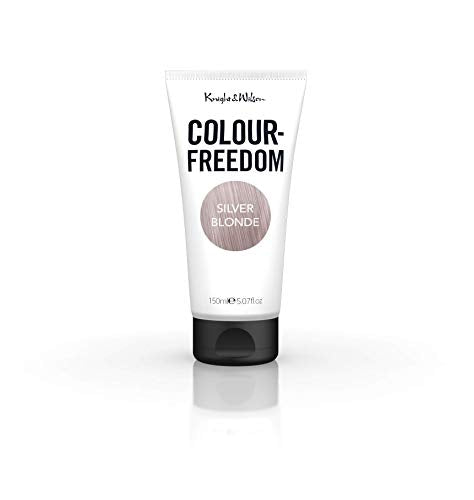 Knight & Wilson Colour-Freedom Silver Blonde Semi-Permanent Hair Colour Mask 150ml Vegan Ammonia Free 8