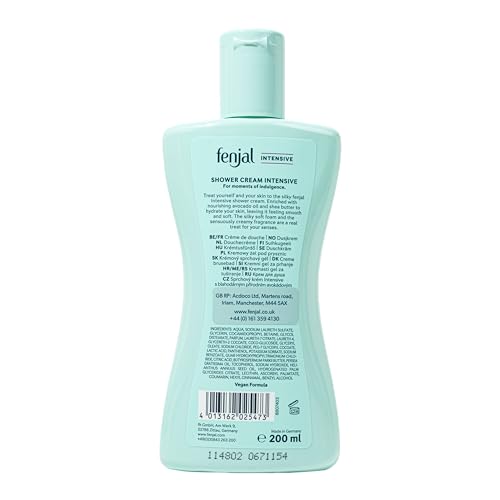 Fenjal Intensive Exfoliating Body Shower Creme with Avocado Oil & Panthenol