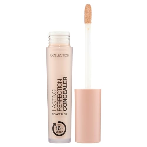 Collection Cosmetics Lasting Perfection Concealer - 16-Hour Wear, Buildable Full Coverage, Ivory