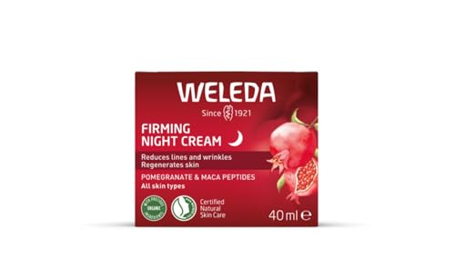 Weleda Firming Night Face Cream with Pomegranate & Maca Peptides for Renewal