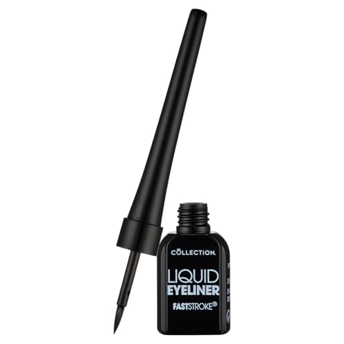 Collection Cosmetics Fast Stroke Eyeliner, schnelltrocknende Formel, 4 ml, Schwarz 3