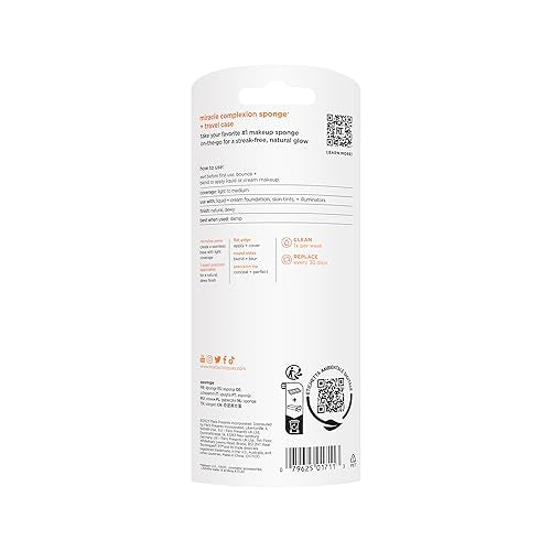 Real Techniques Miracle Complexion Make-up-Schwamm für deckende Foundation mit Reiseetui (Verpackung und Farbe können variieren) 12