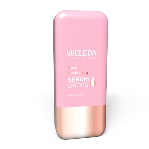 Weleda Glow Perfecting Face Serum Drops mit Süßholz, Gesichtsserum für strahlende Haut und weniger Hyperpigmentierung, 100 % zertifiziert natürlich, biologisch, vegan, 30 ml