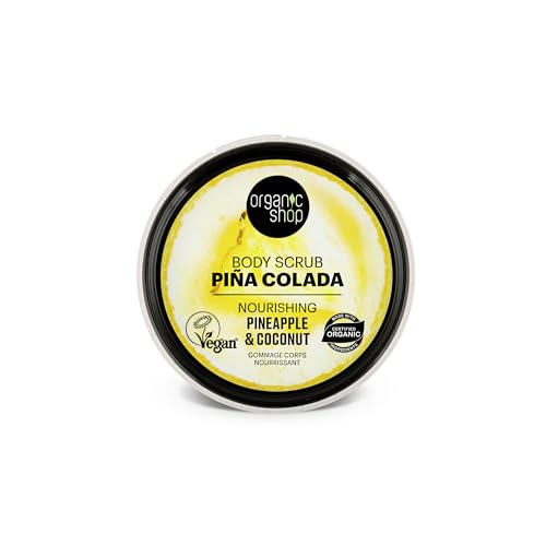 Organic Shop Nourishing Pina Colada Body Scrub with Pineapple & Coconut 250ml