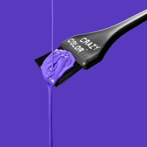 Crazy Color Hot Purple Semi-Permanent Hair Dye - Highly Pigmented & Vegan Formula 3