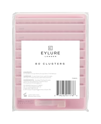 Eylure Lash Board Clusters Multipack False Lashes with Latex-Free Glue (8mm, 10mm, 12mm) 4