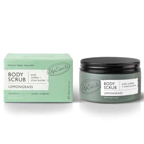 UpCircle Exfoliating Coffee Body Scrub with Lemongrass & Sea Salt 220ml