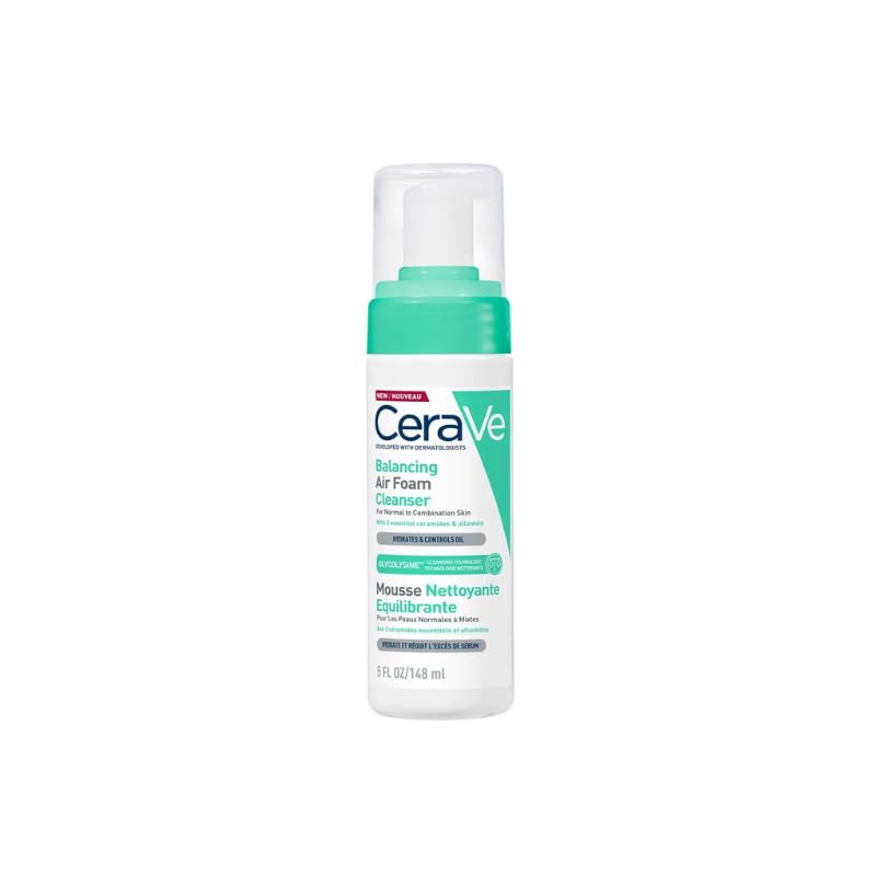 CeraVe Balancing Air Foam Foaming Facial Cleanser for Oil Control and Hydration