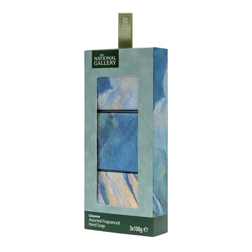 Kokomo National Gallery Trio of Soaps Gift Set – 3 x 100g Bars Inspired by Cézanne