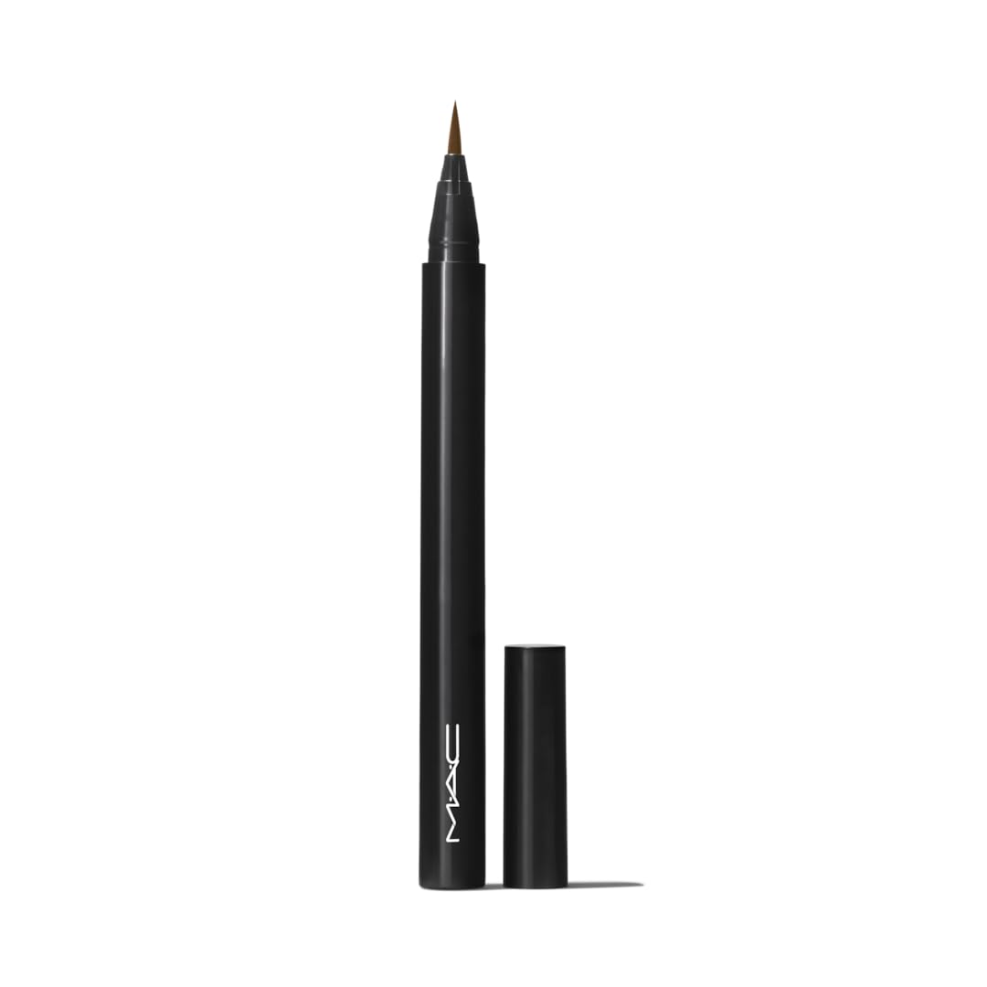 MAC Brushstroke 24 Hour Liner Brush Black, 0.67 g - Long-Lasting Eyeliner