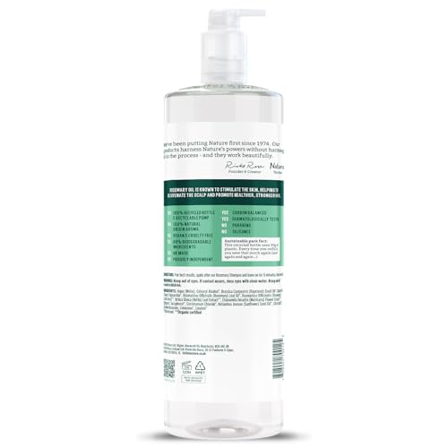 Faith In Nature 1L Natural Rosemary Conditioner for Normal Hair & Scalp, Vegan & Cruelty Free