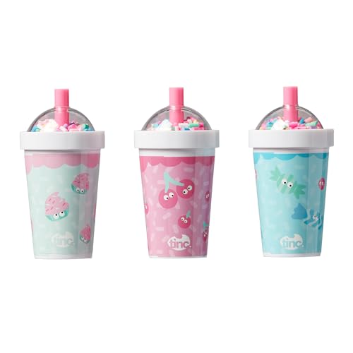 Tinc Sprinkle Shake Lippenbalsam – Köstliche Düfte: Kirsche, Cupcake und Bonbon – Pflegt die Lippen – Geschenkidee – 3er-Packung