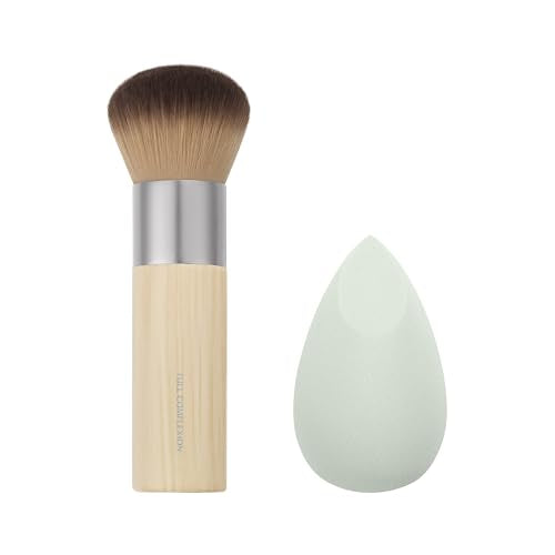 EcoTools Blend + Blur Makeup Brush and Blurring Blender Sponge Duo 12