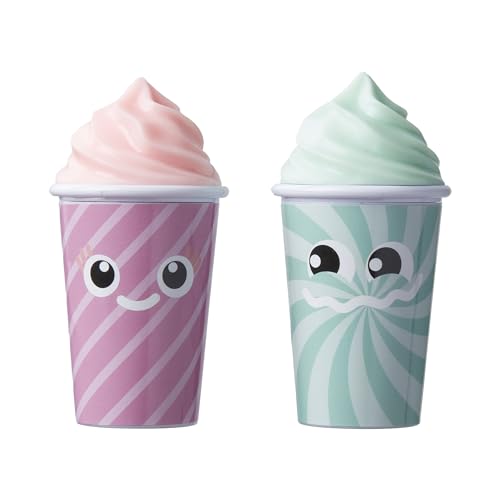 Tinc Milkshake Lippenbalsam für Kinder, fruchtige Duftrichtungen, Erdbeere, Apfel, hält die Lippen feucht, ideal für Partytüten, zwei Geschmacksrichtungen