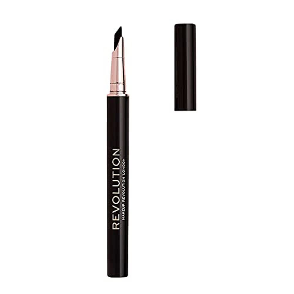 Revolution Beauty London Flick and Go Liquid Eyeliner, Intense Black, 1.2ml