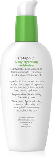 Cetaphil Daily Hydrating Face Moisturiser (88ml) for Sensitive Skin 11