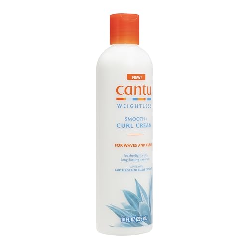 Cantu Weightless Smooth + Curl Cream for Waves and Curls 295ml