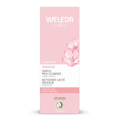 Weleda Organic Almond Soothing Natural Cleansing Lotion for Sensitive Skin, 75 ml