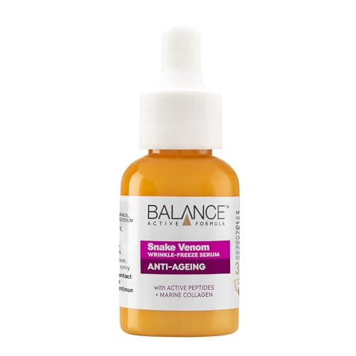 Balance Active Formula Schlangengift-Serum gegen Falten (30 ml) – Reduziert Linien und Fältchen; glättet Krähenfüße; dermatologisch getestet; tierversuchsfrei