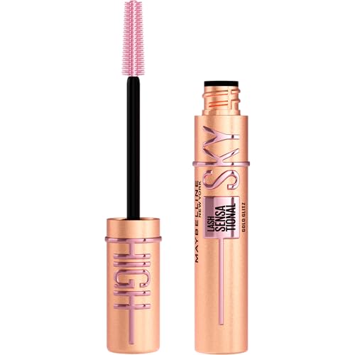 Maybelline Lash Sensational Sky High Mascara - Lengthening & Volumizing for Sensitive Eyes