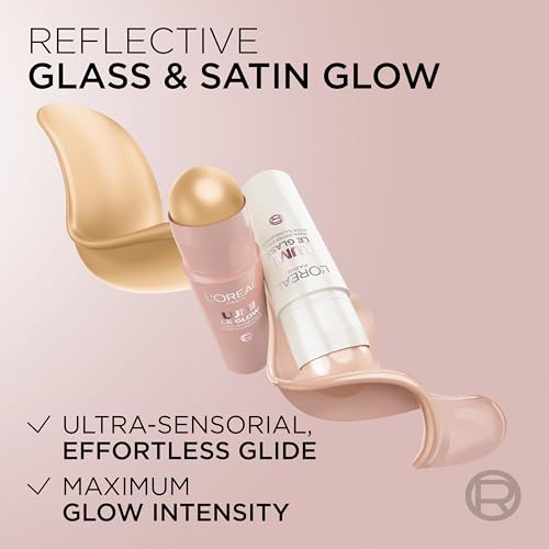 L'Oréal Paris Lumi Le Glass Stick Highlighter, 620 Pink Ballet, Radiant Satin Finish 3