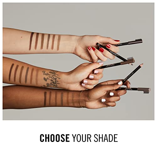 Rimmel London Brow This Way Professional Pencil - 006 Brunette Eyebrow Definer with Built-in Brush 10