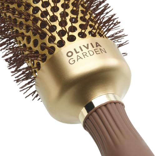 Olivia Garden Expert Blowout Speed Ceramic Coated Round Brush - Extra Long Barrel for Faster Blowouts 3